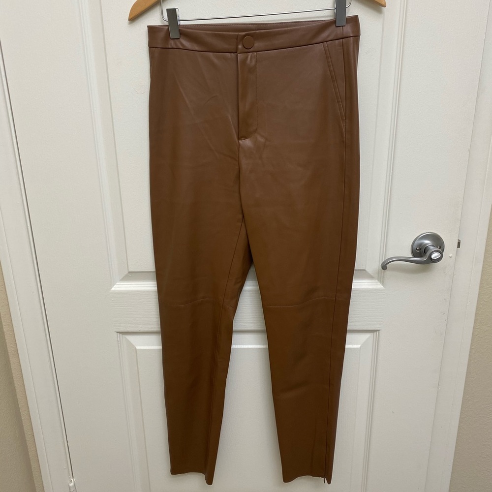 Zara Faux Leather Pants